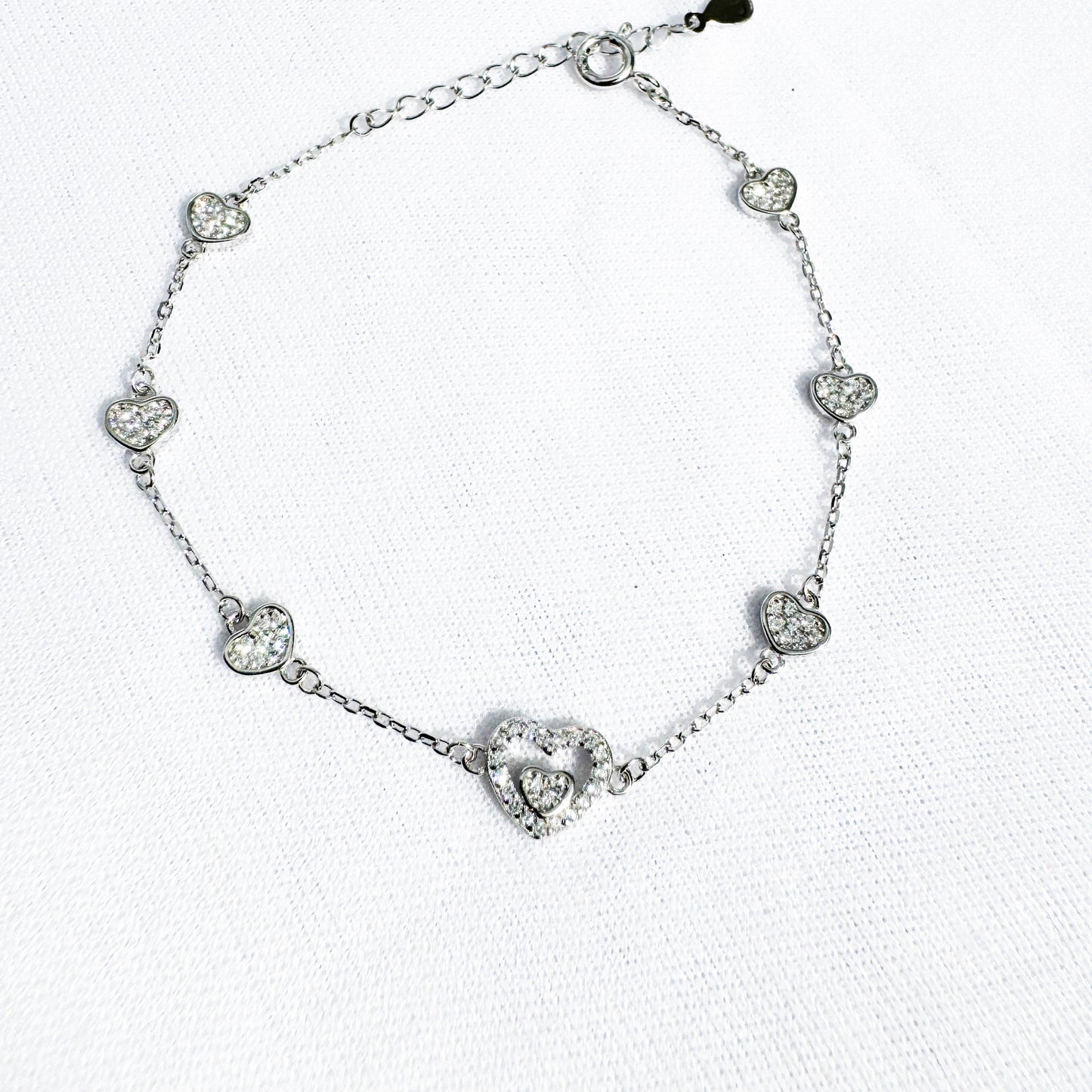 Heart Charm Bracelet