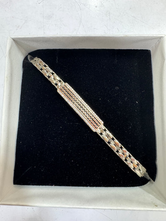 Dual Tone Men's Bracelet