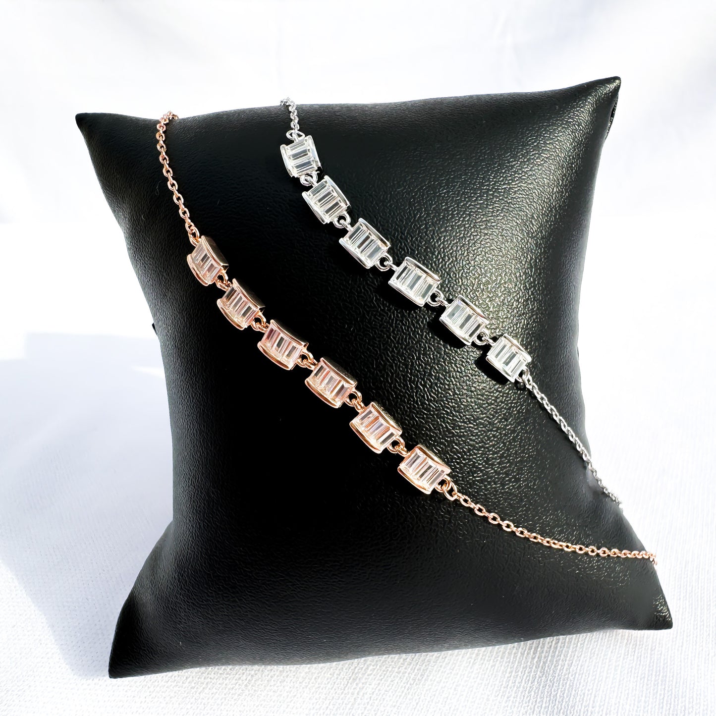 Rose Gold Bagutte Bracelet