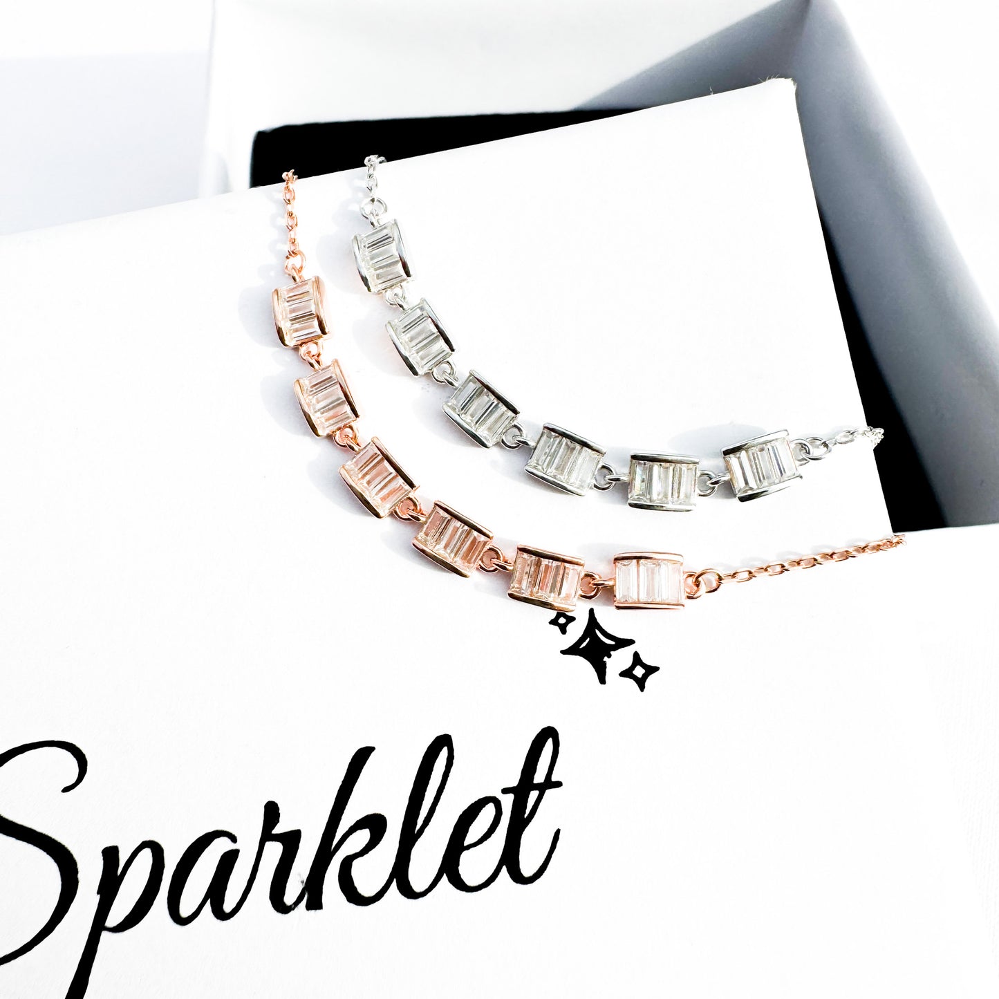 Rose Gold Bagutte Bracelet