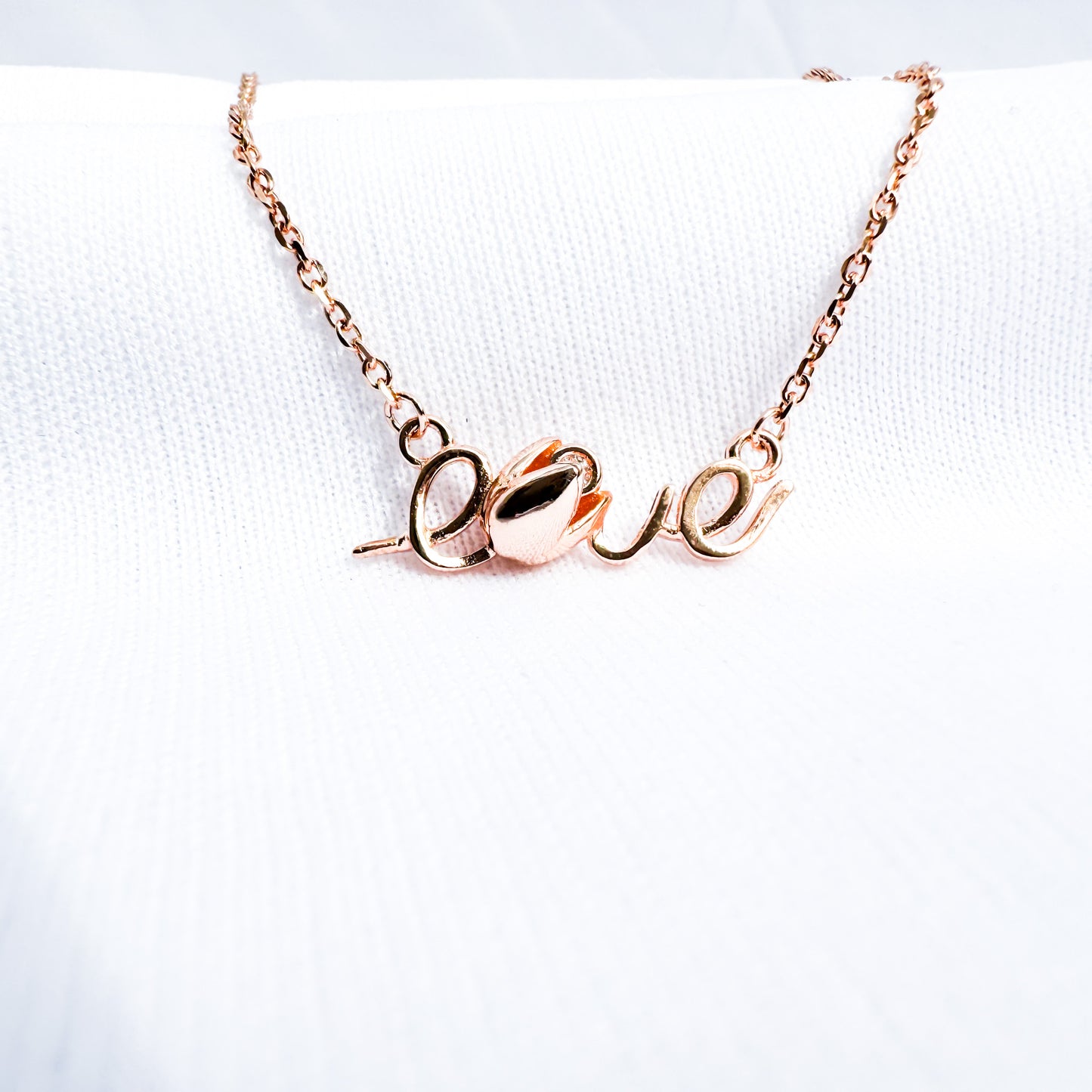 Love Rose Gold Necklace