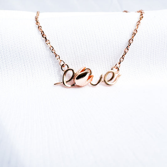 Love Rose Gold Necklace