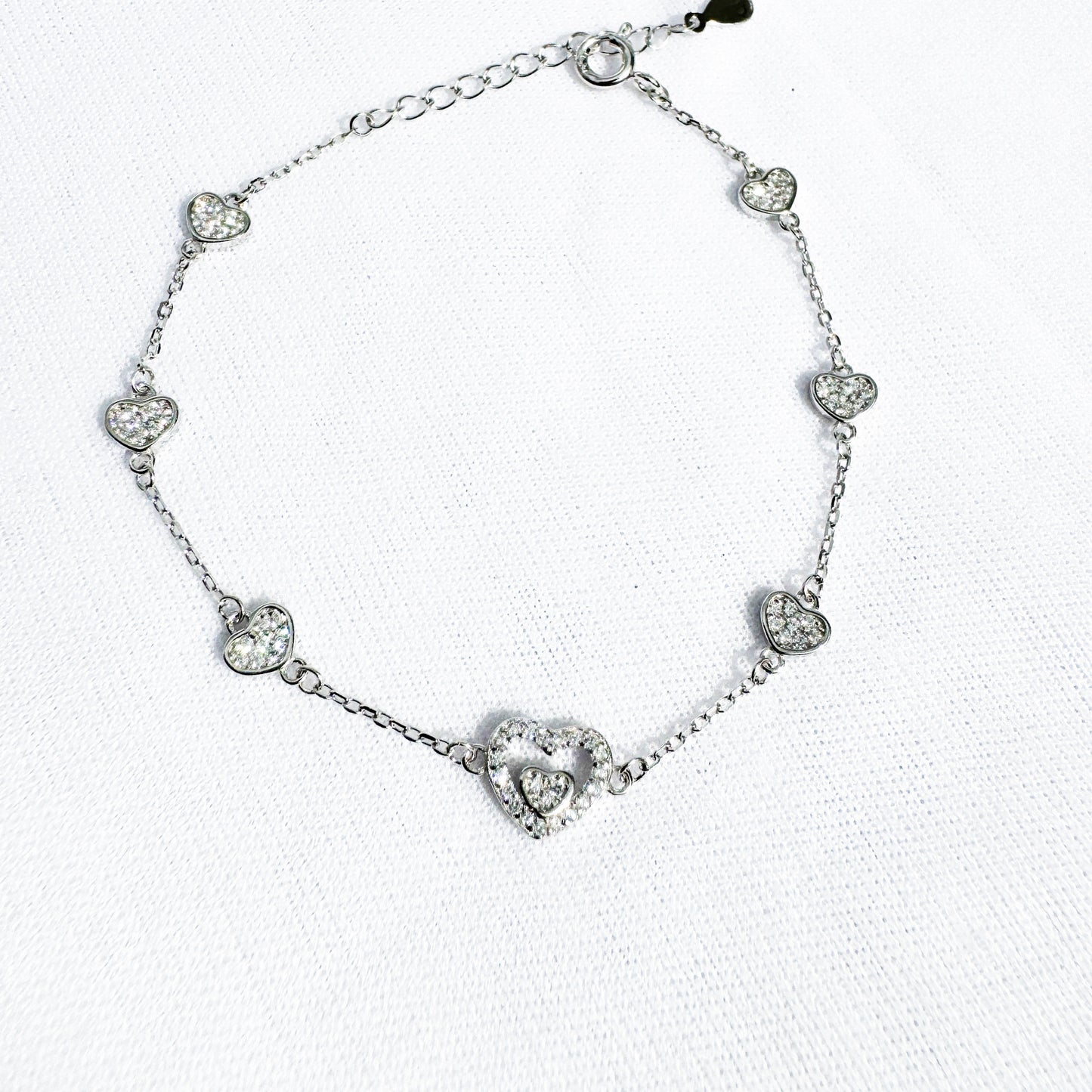 Heart Charm Bracelet