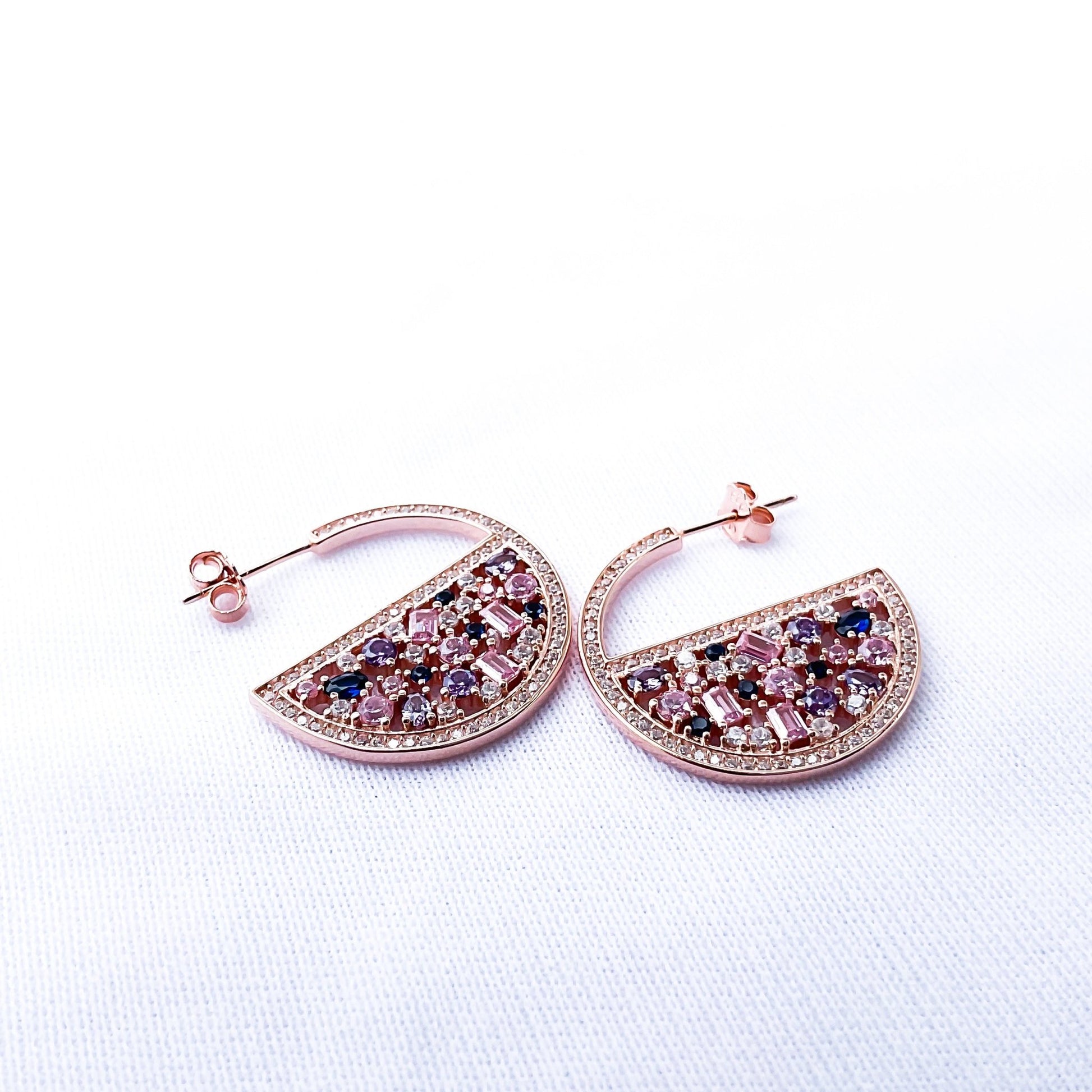 Celestial Elegance Crystal Earrings - Sparklet