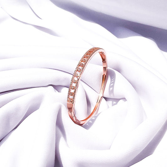 Rose Gold Radient Diamond Bracelet - Sparklet