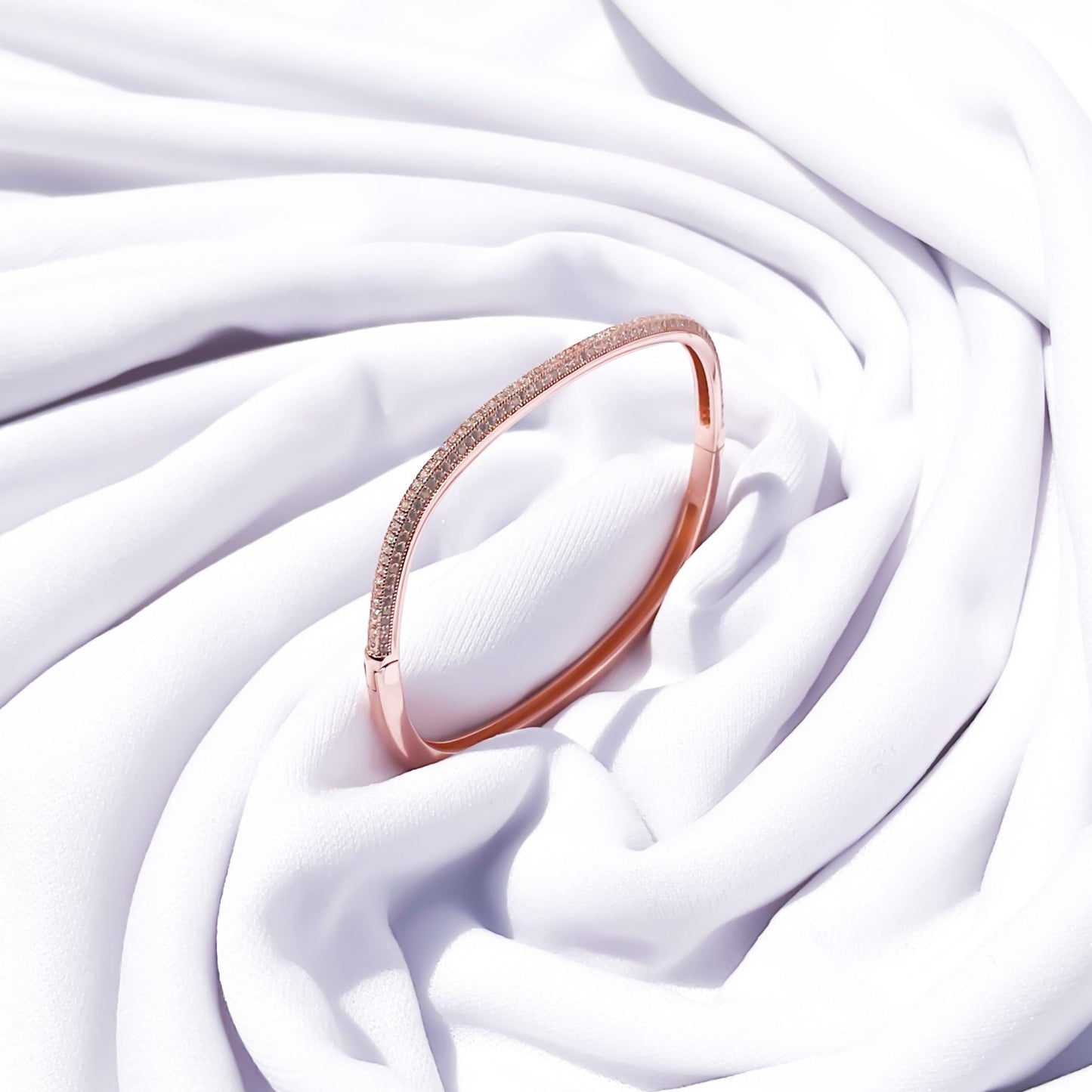 Rose Gold Slender Bracelet - Sparklet