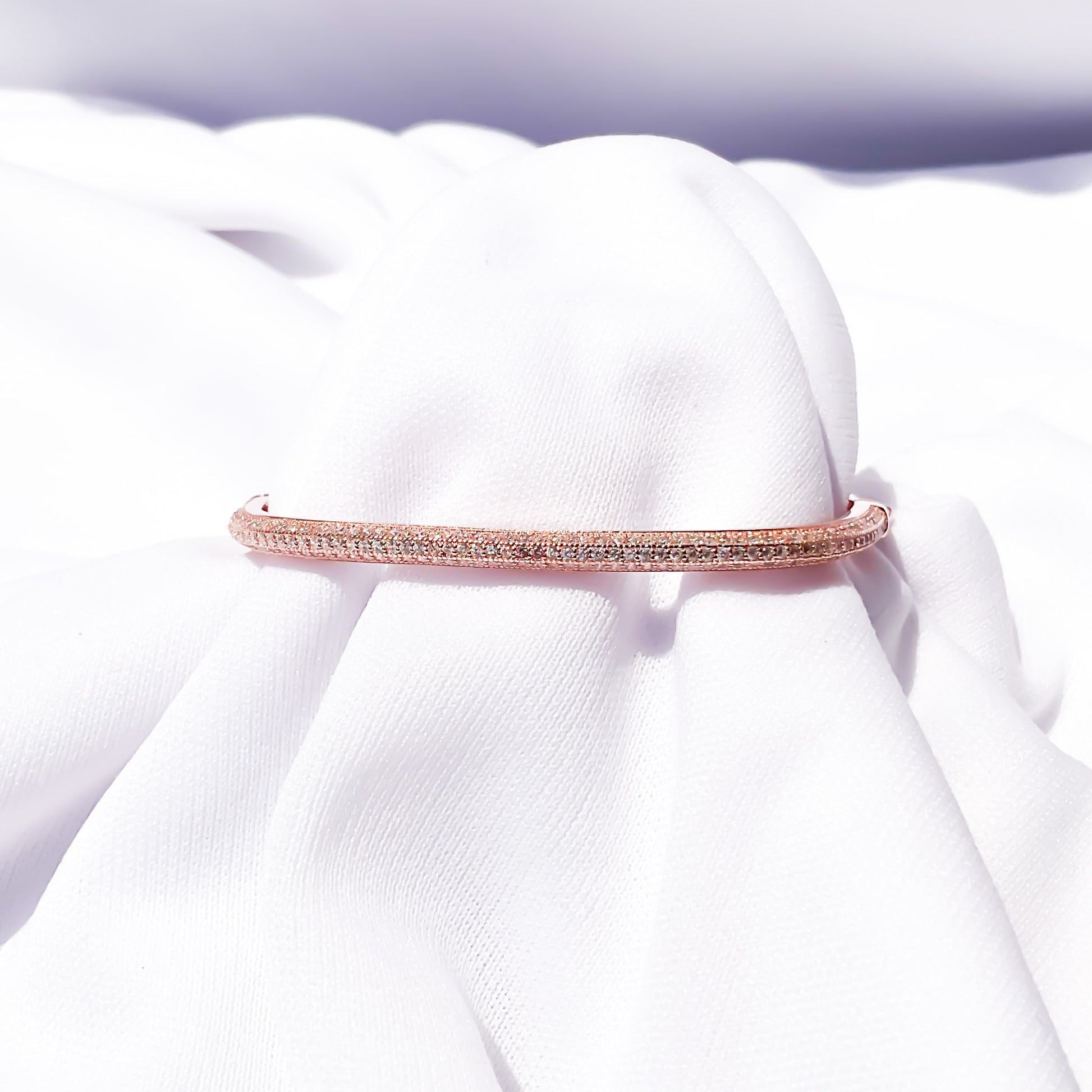 Rose Gold Slender Bracelet - Sparklet