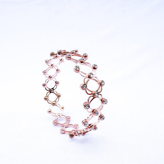 Rose Gold Supple Bracelet - Sparklet