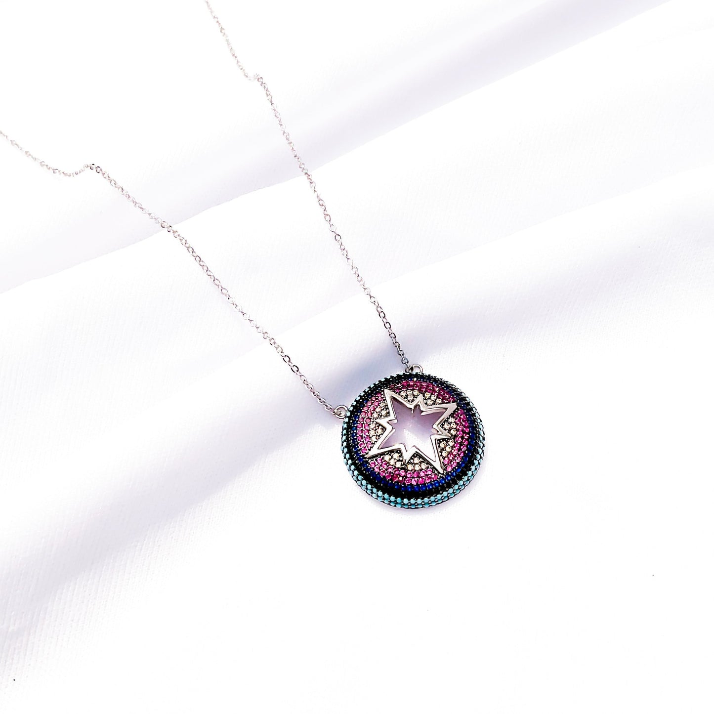 Silver Shining Star Necklace - Sparklet