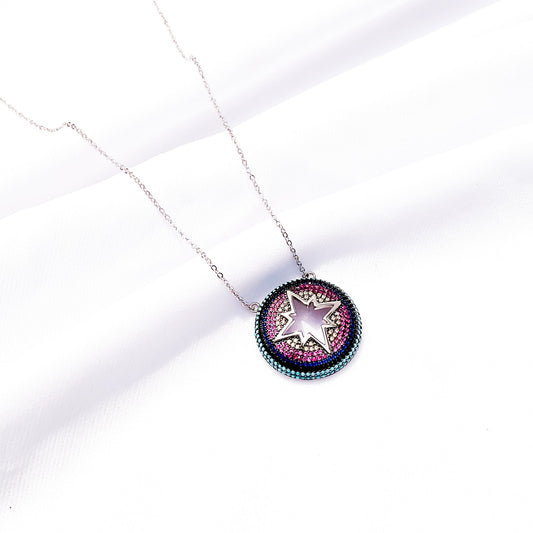 Silver Shining Star Necklace - Sparklet