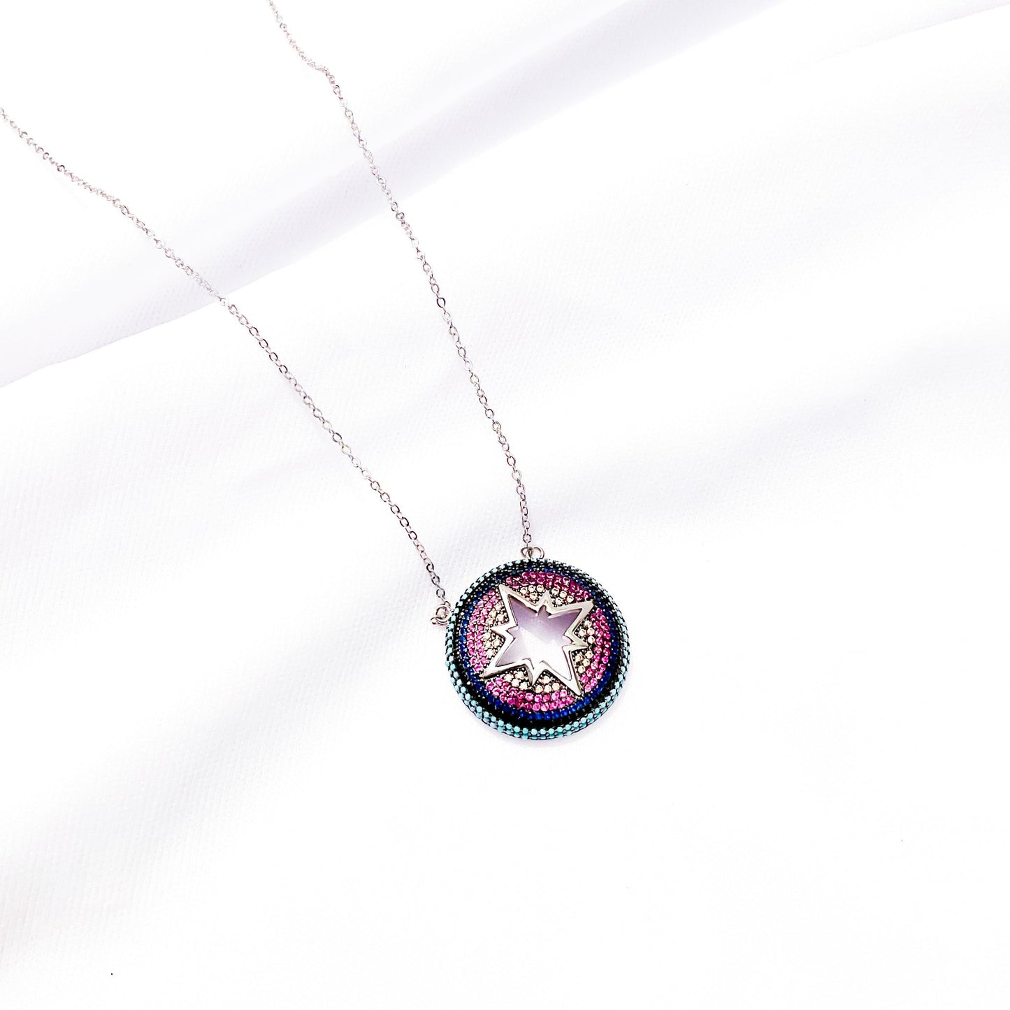 Silver Shining Star Necklace - Sparklet