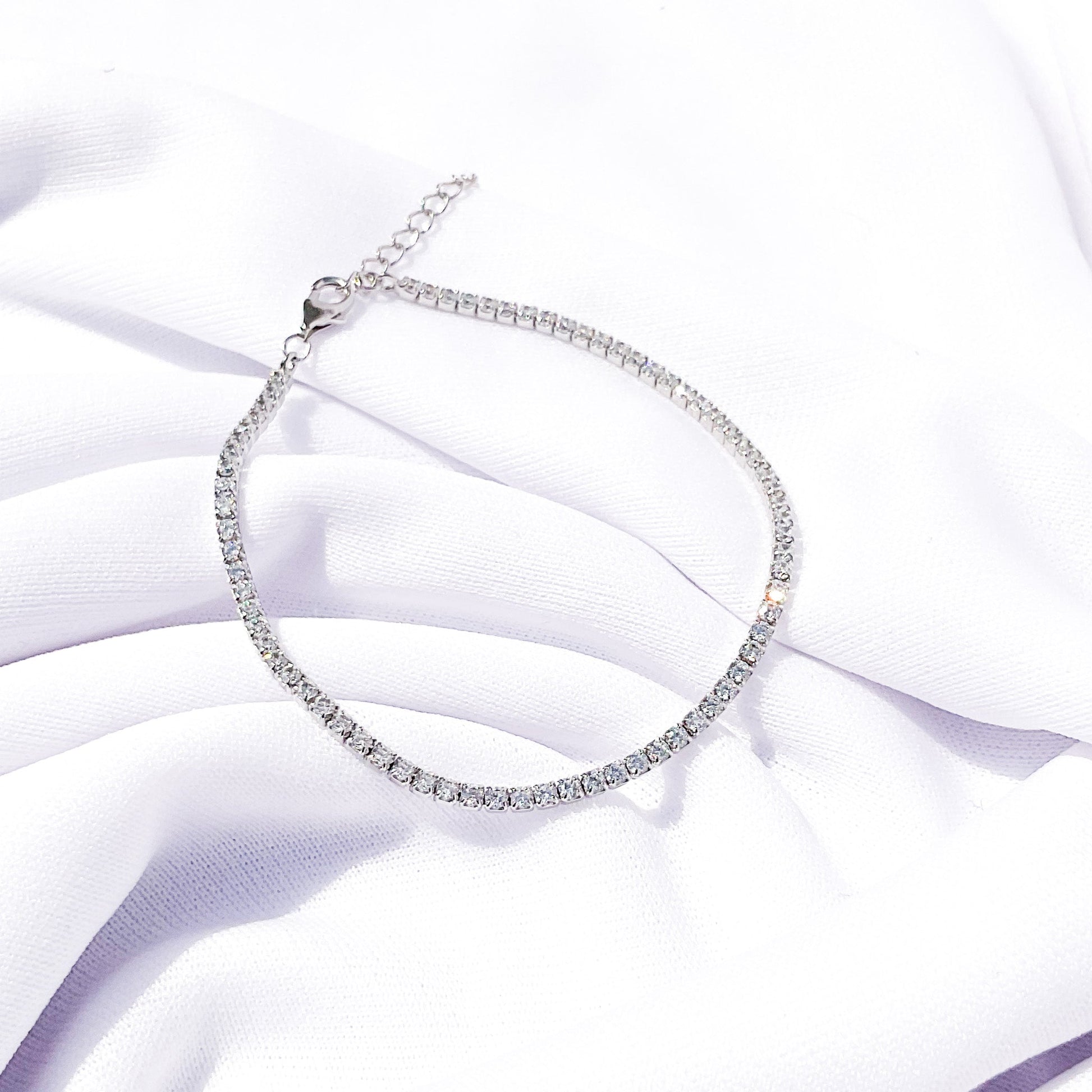 Silver Tennis Bracelet - Sparklet