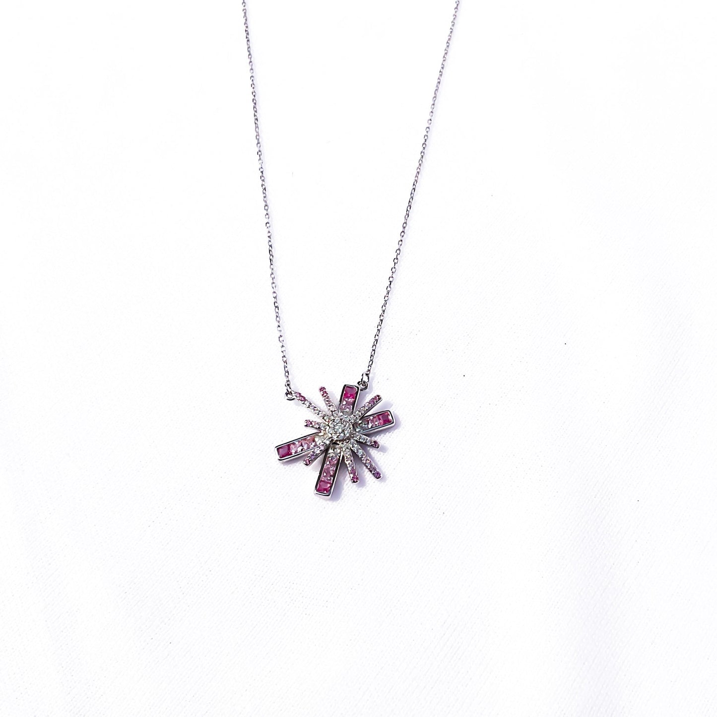 Silver Twilight Jewel Necklace - Sparklet