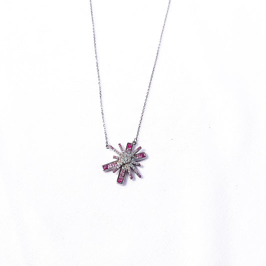 Silver Twilight Jewel Necklace - Sparklet